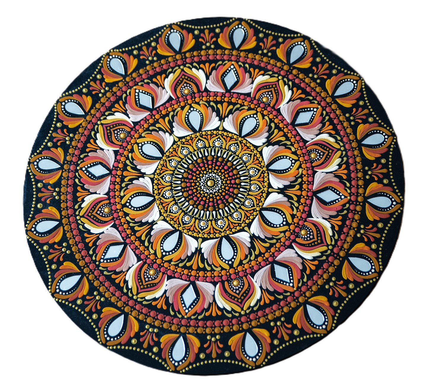 Quadro de Mandala de 40cm inspirada no Outono