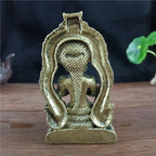 Estátua deus hindu Vishnu (12,5cm) - bronze ou dourado