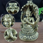 Estátua deus hindu Vishnu (12,5cm) - bronze ou dourado