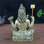 Estátua deus hindu Shiva - bronze, dourado ou verde