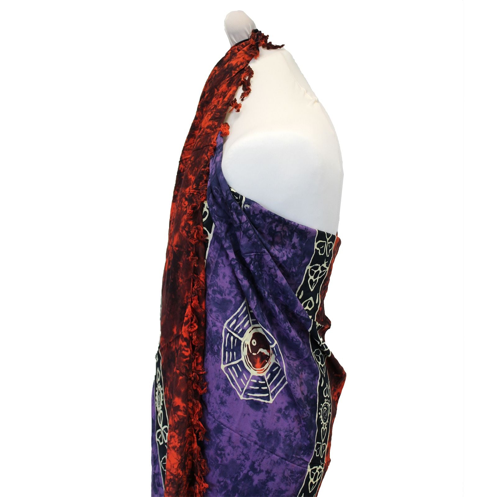 1x Pareô Celta de Bali - Yin e Yang (4 cores sortidas)