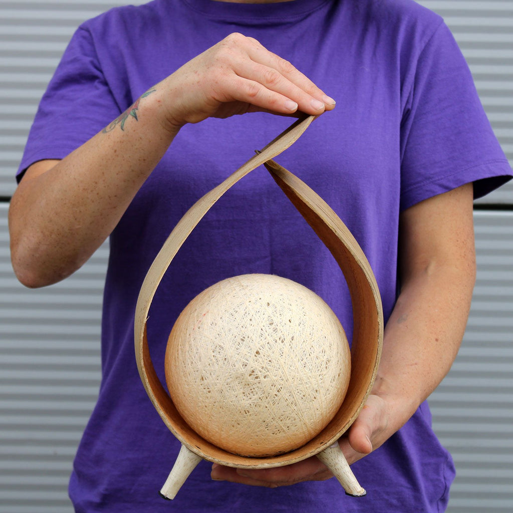 Natural Coconut Lamp - Natural Wrap