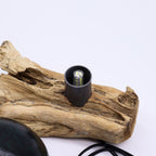 Table lamp with crackled finish - Emerald green