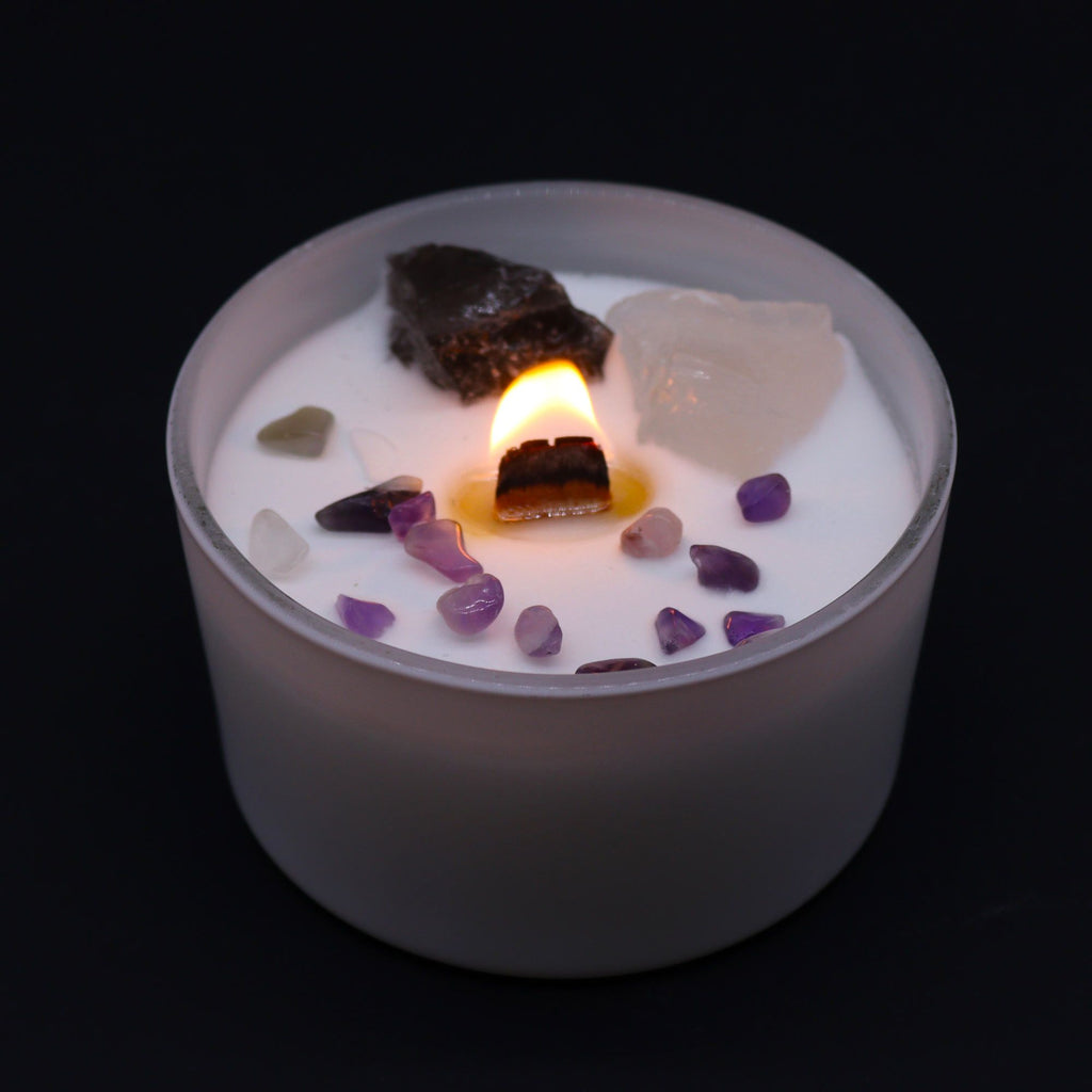 Velas de Cristal de Chakra  - Chakra da Coroa - Sahasrara