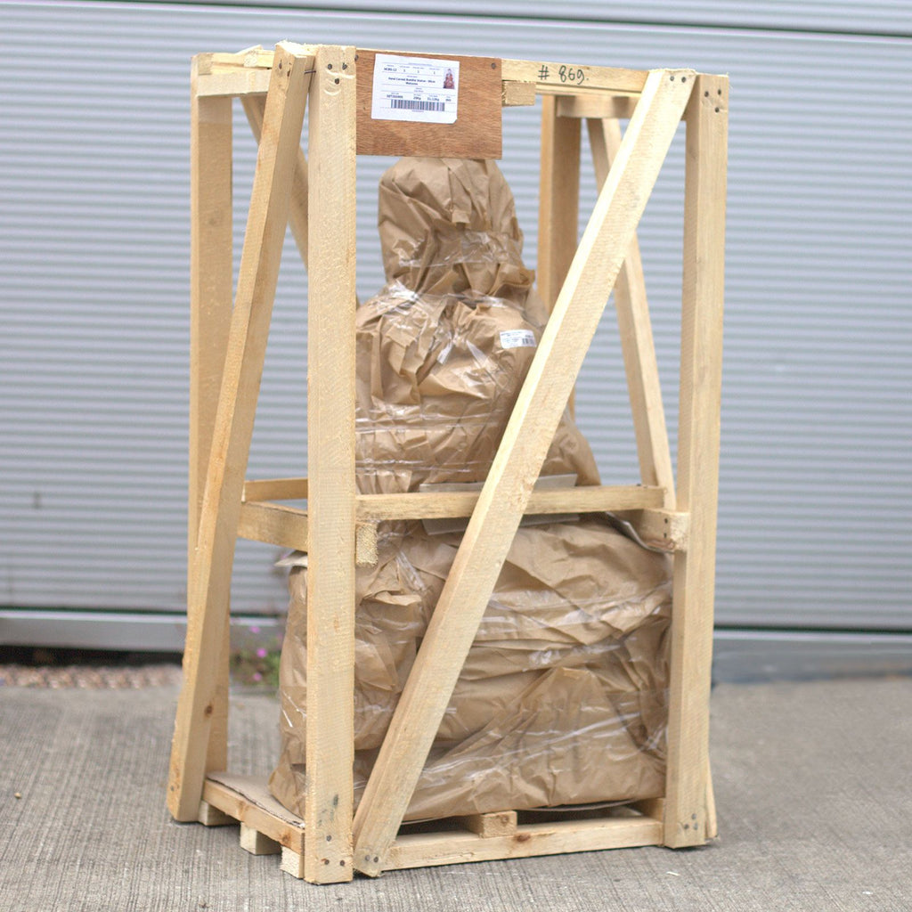 Estátua de Buda esculpida à mão - 25cm Pensando