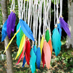 Apanhador de sonho do Bali - Grande Pirâmide dos chakras