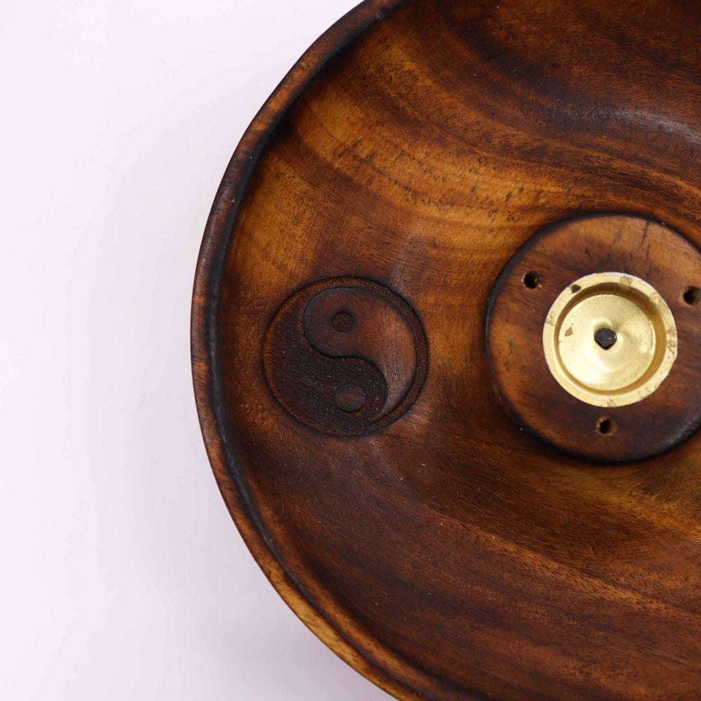 Porta discos de incienso para conos y varillas - Yin y Yang