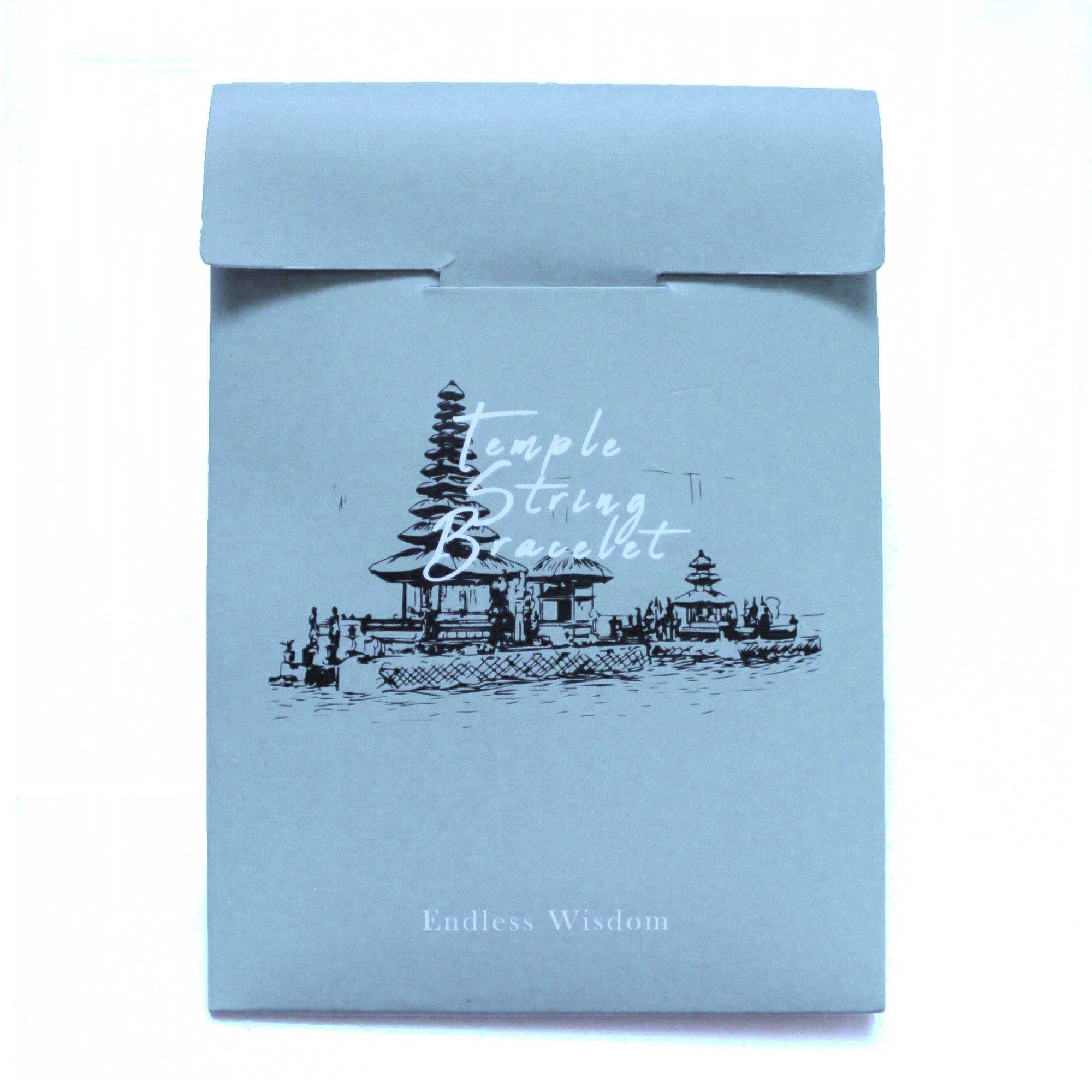 Pulseira de corda do templo - Sabedoria infinita