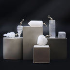 Pendente de selenita natural