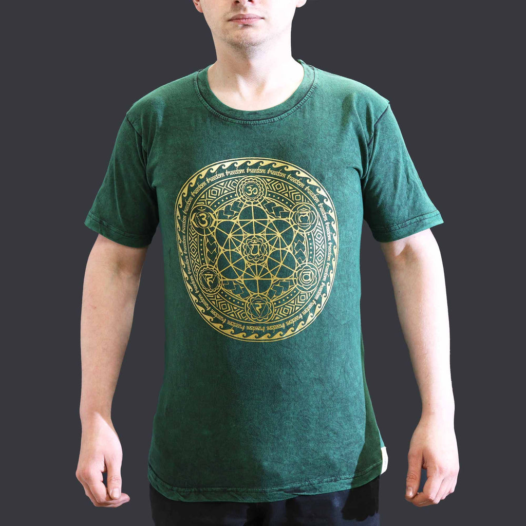 Camiseta Nomad Sari Pequena - Chakra - Verde
