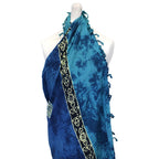 1x Pareô Celta de Bali - Moedas da Sorte (4 cores sortidas)