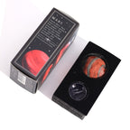 1x Planeta de Jaspe vermelha com suporte - MARTE - 40mm