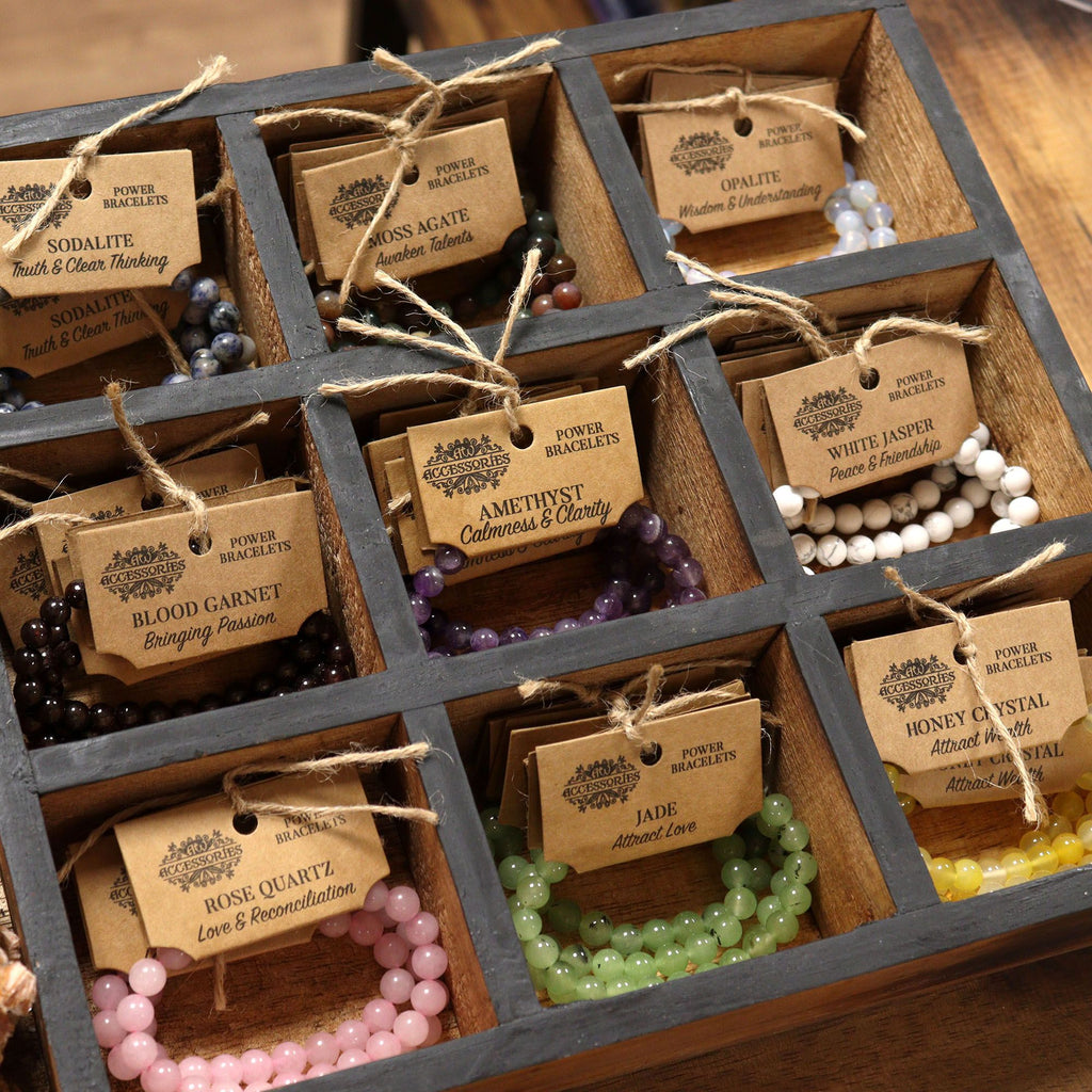 Pulseira de energia - Granada de sangue