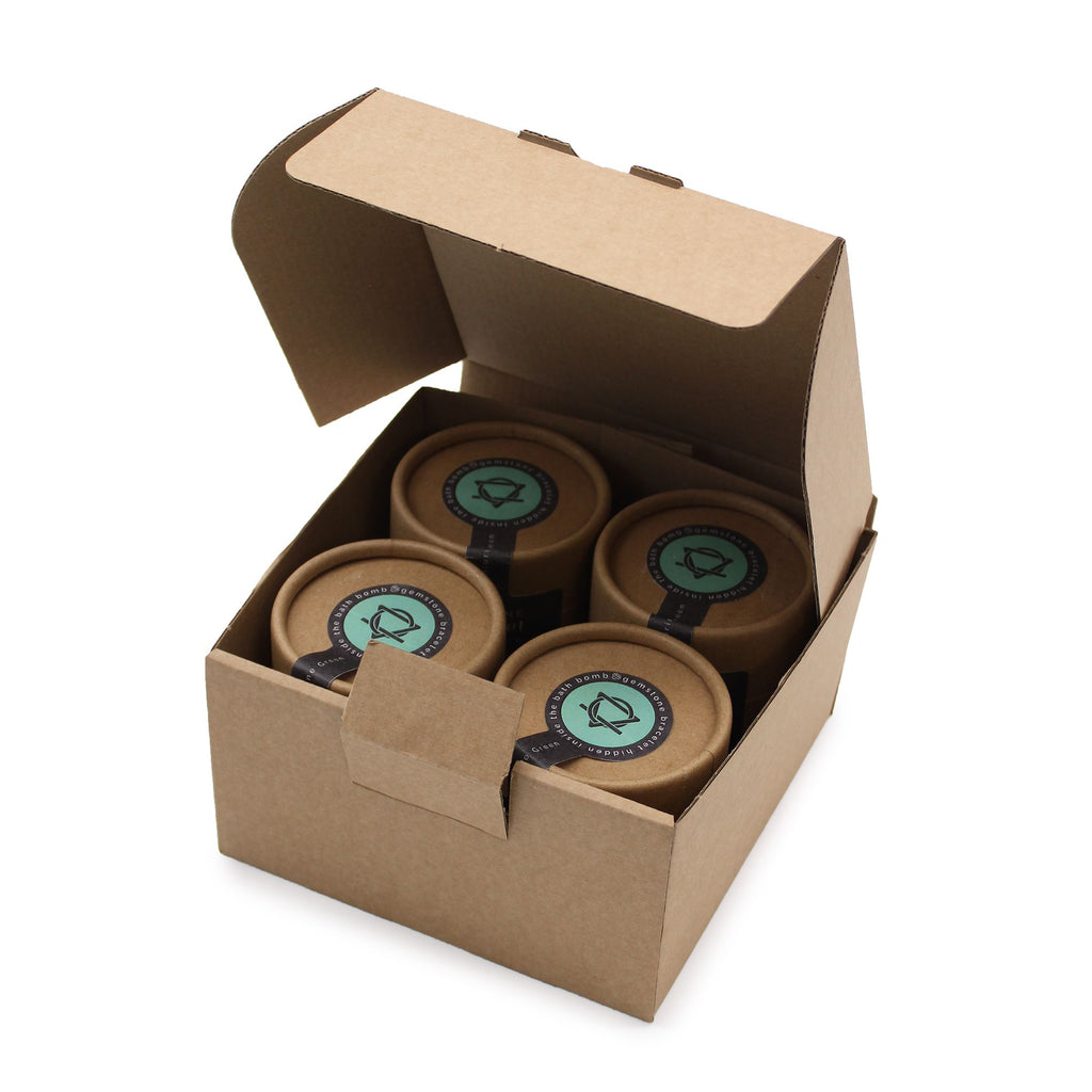 Bomba de banho com pulseira de pedras preciosas de quartzo rosa