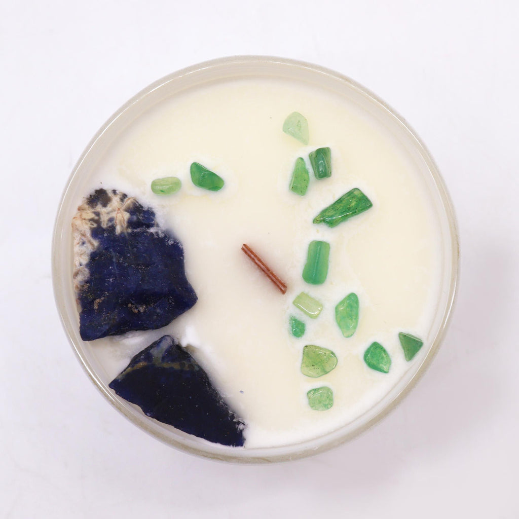 Velas de Cristal de Chakra - Chakra de la Garganta - Vishuddha