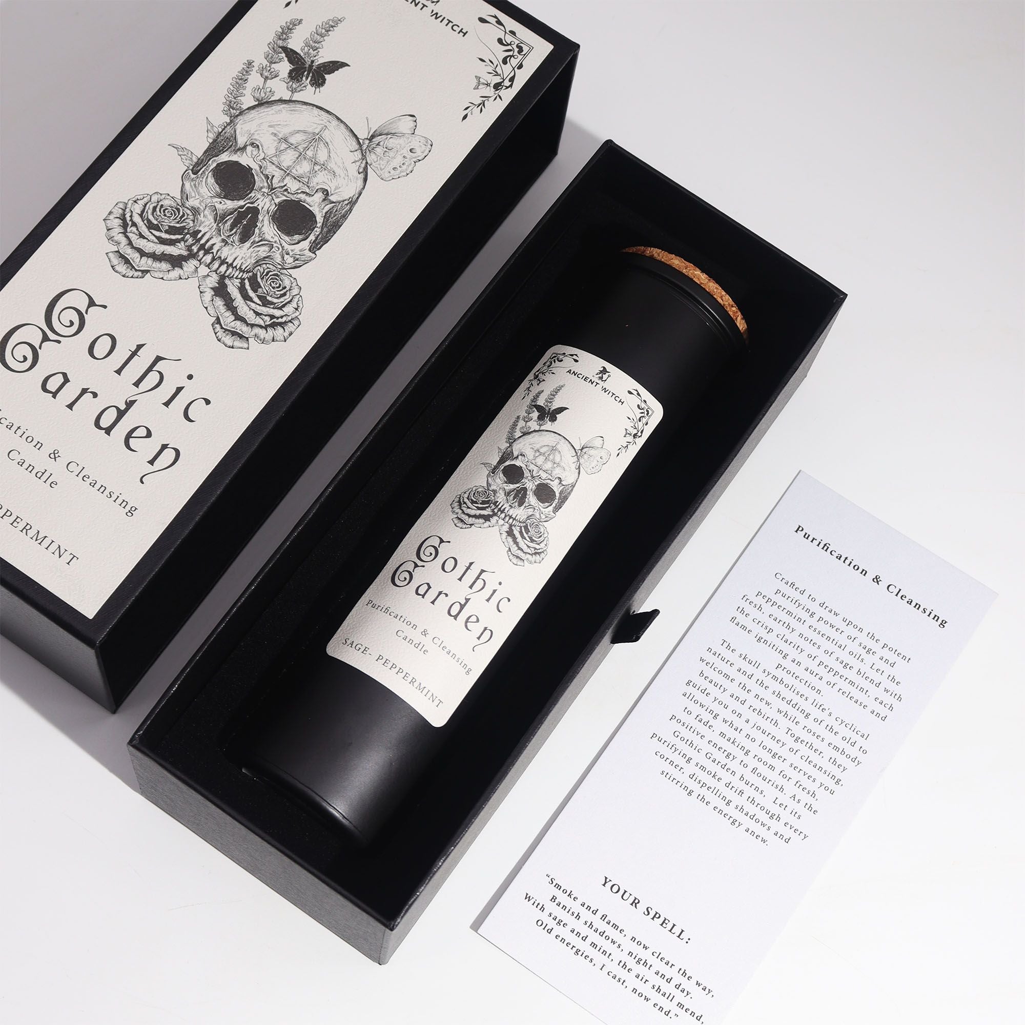 Velas Purificadoras de Bruxas Antigas - Jardim gótico