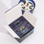 Vela de Cristal do Zodíaco com Pulseira de Pedras Preciosas - Virgem