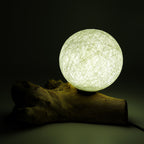 Table lamp with spherical shade - Ivory