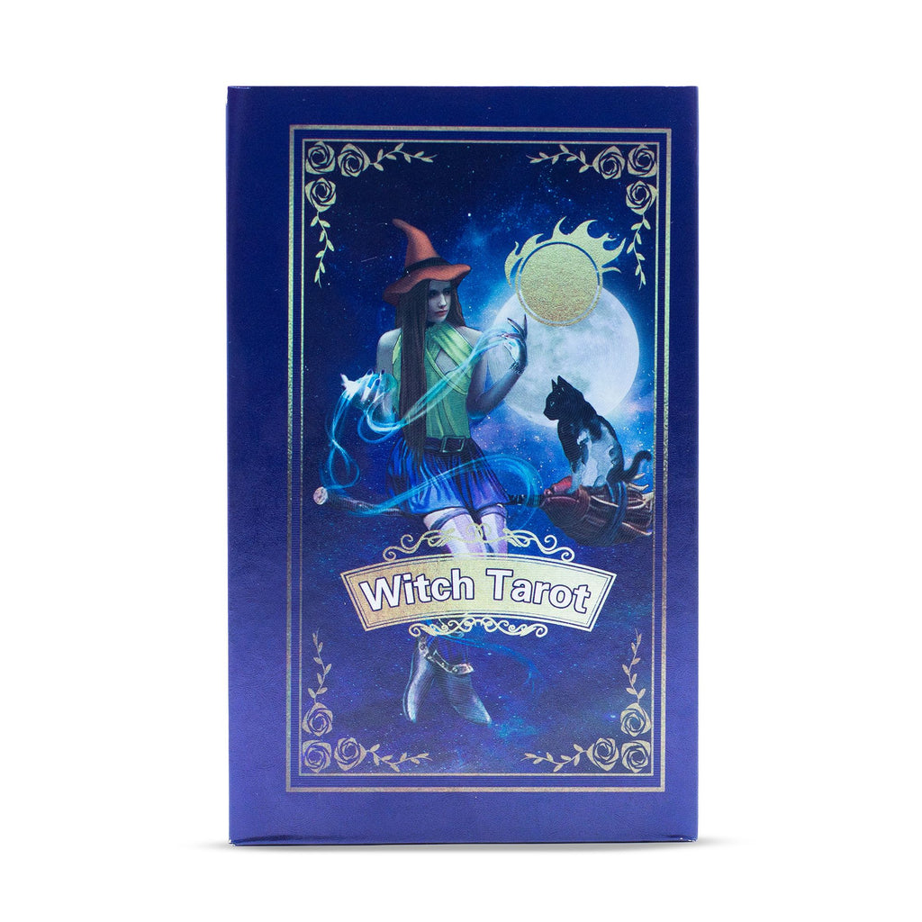 Set of Tarot cards with purple sheet - Witch Tarot - with booklet