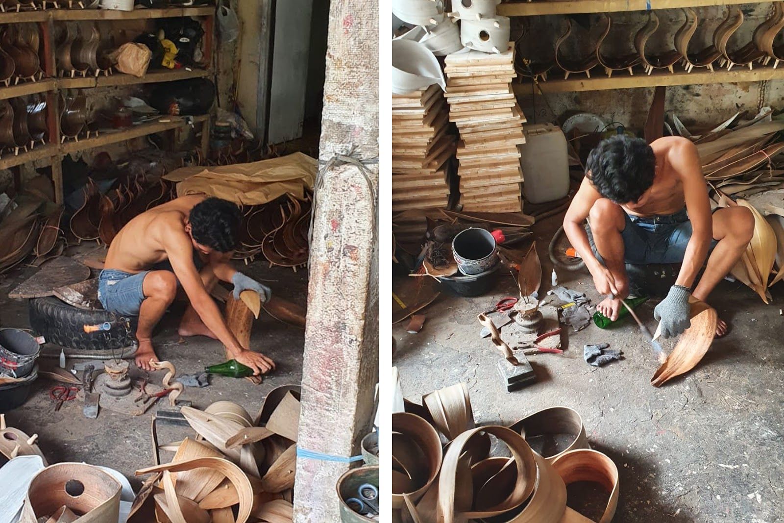 Lâmpada de Coco Natural - Torcida Chocolate