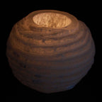 Candeeiro de Selenita Bola de Neve- 8cm