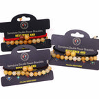 Pulseras de Doble Poder con Gemas - Aventurina Amarilla