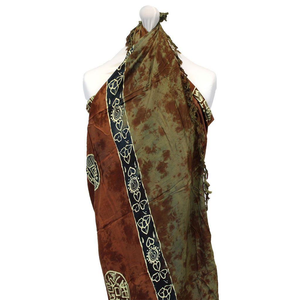 1x Pareô Celta de Bali - Moedas da Sorte (4 cores sortidas)