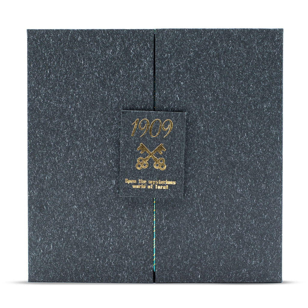 Cartas de Tarot com Folha de Ouro e Turquesa - Conjunto para Presente