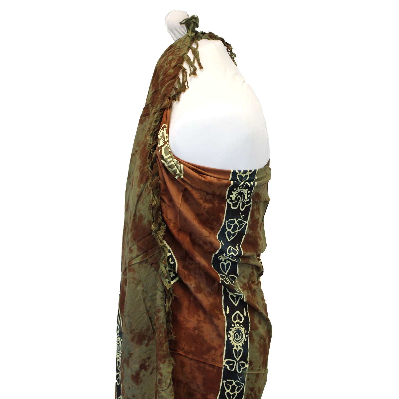 1x Pareô Celta de Bali - Moedas da Sorte (4 cores sortidas)