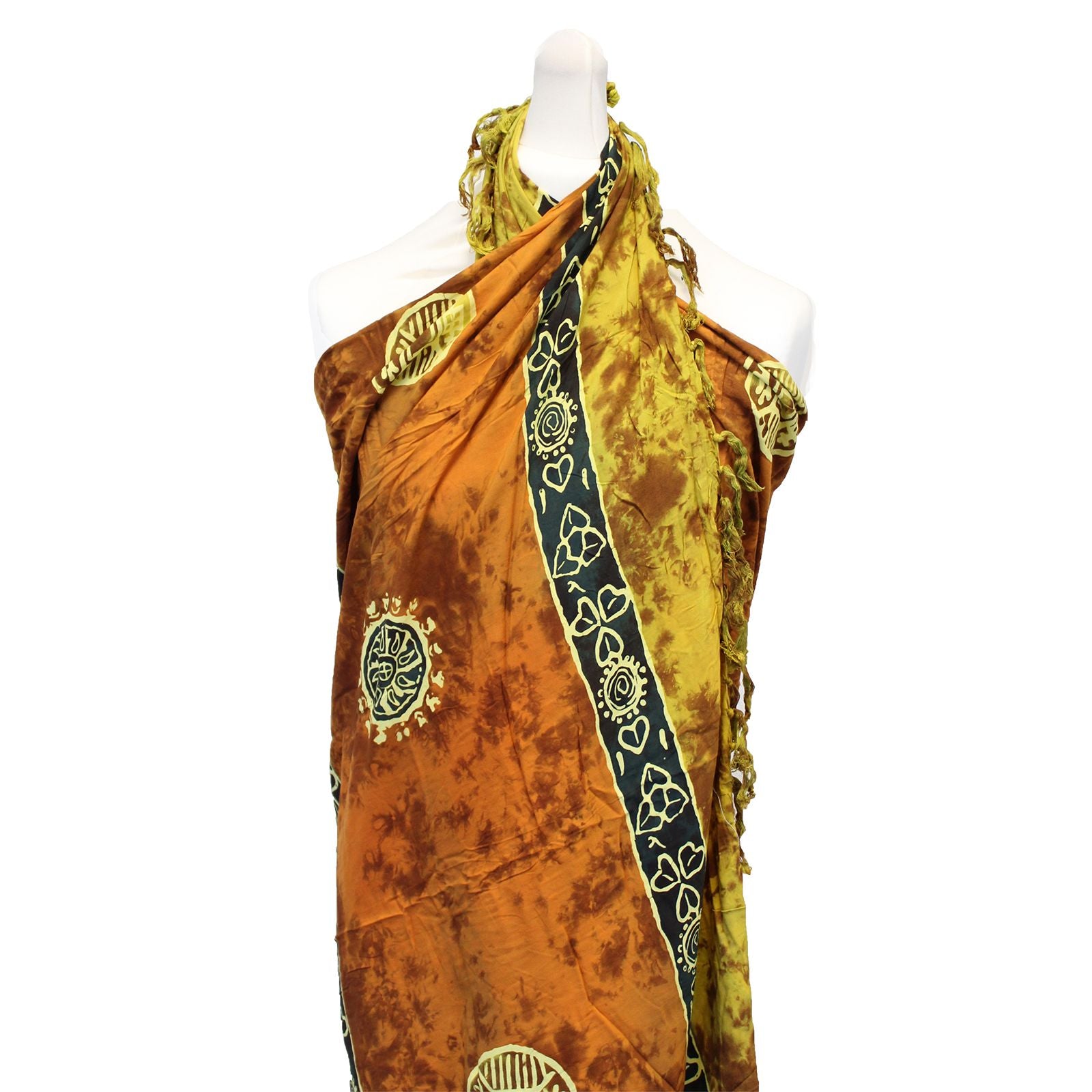 1x Pareô Celta de Bali - Moedas da Sorte (4 cores sortidas)