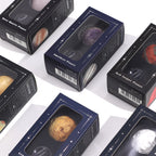 1x Planeta de Howlita Blanca con soporte - LUNA - 40 mm