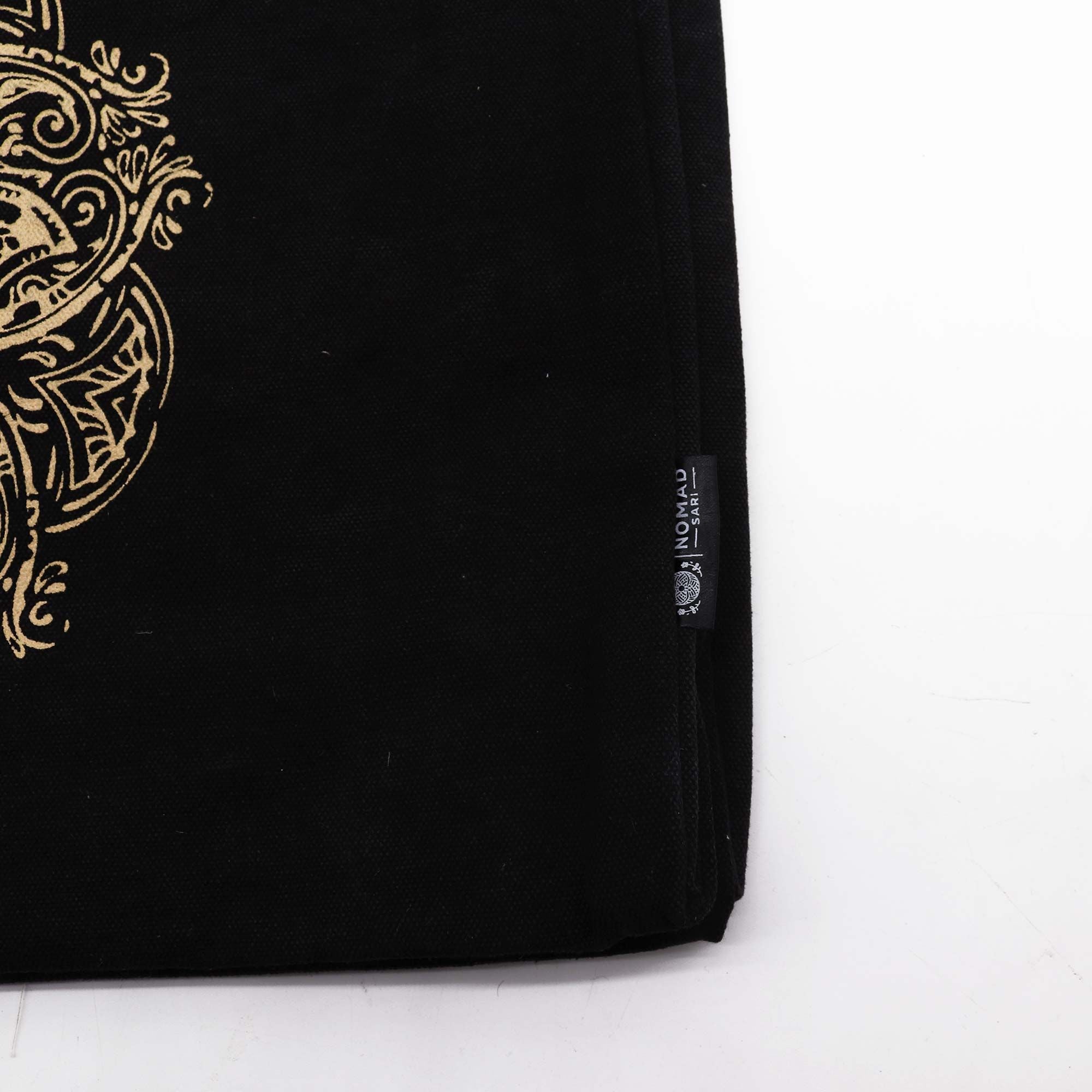 Bolsa Tote Extragrande Chocolate Lavado a Pedra 14oz - Mão de Fátima da Liberdade