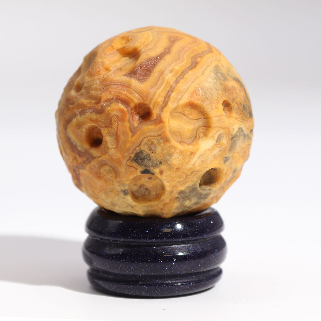 1x Planeta Jasper con soporte - MERCURIO - 40 mm
