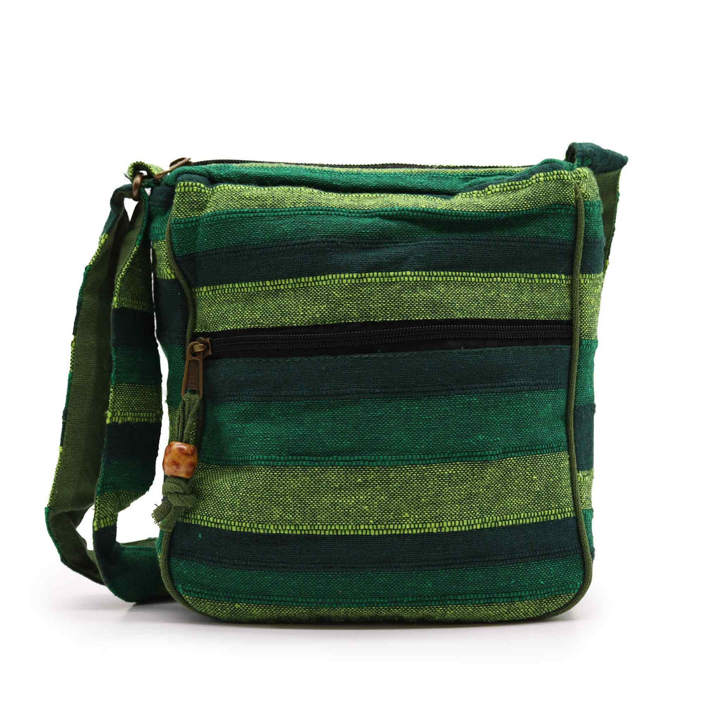 Bolsa Bandolera Nepal (Correia Ajustável) - Verde Bosque