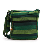 Bolsa Bandolera Nepal (Correia Ajustável) - Verde Bosque