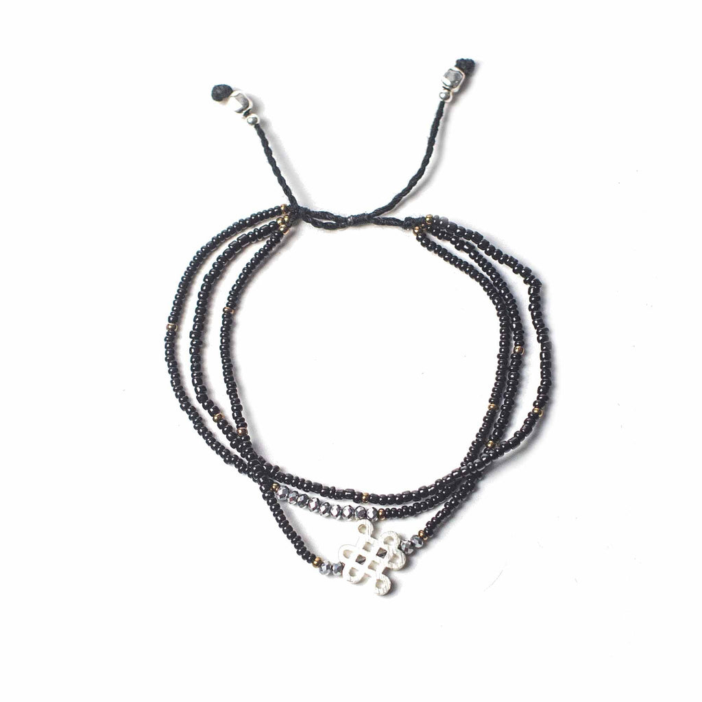 Pulseira de corda do templo - Conexão com a terra