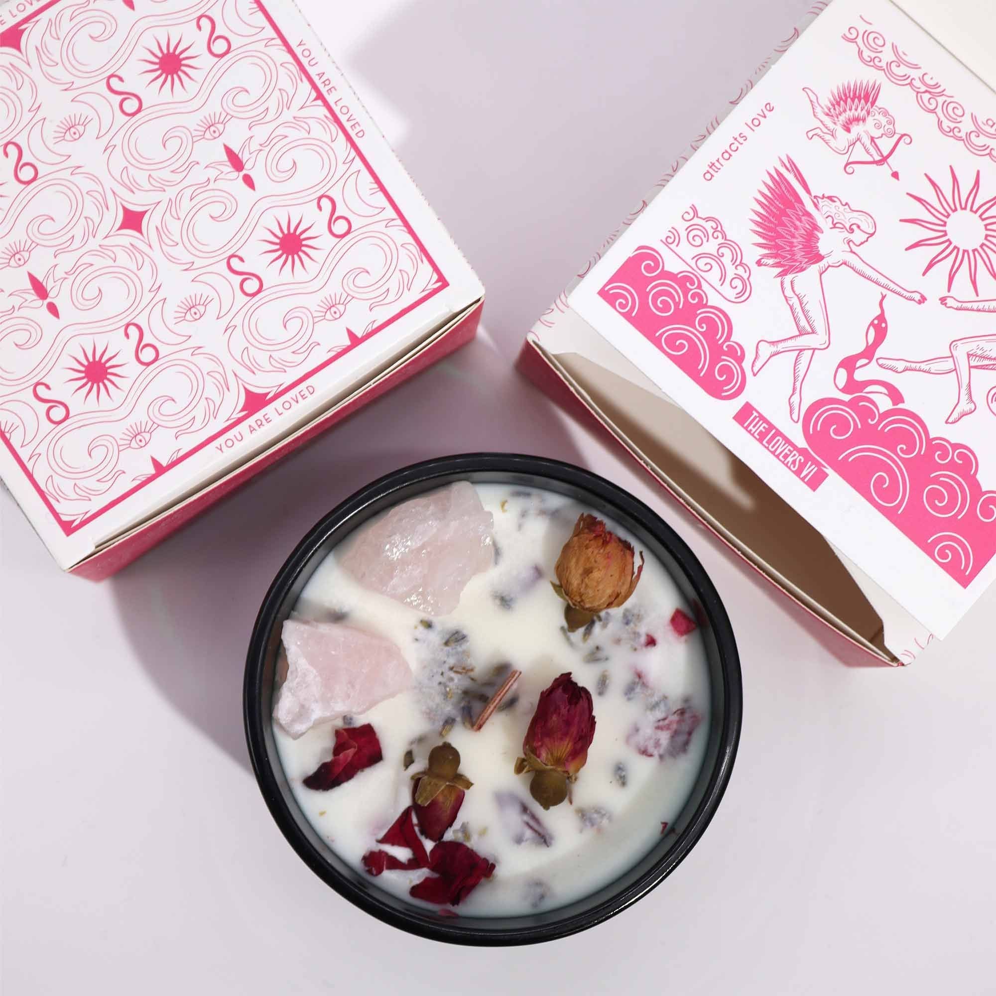 Vela Flor Mágica de Cristal Hop Hare - Os Amantes