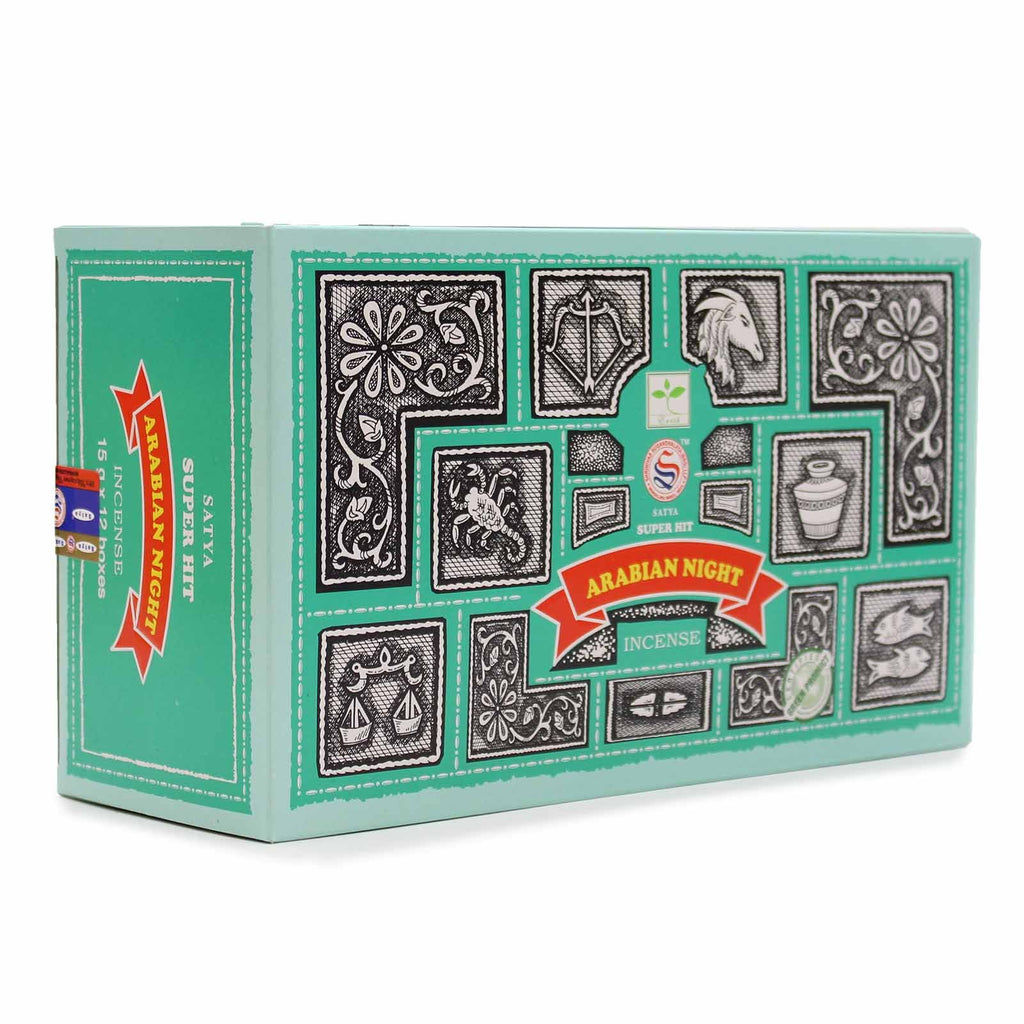 A noite árabe - incenso Satya Nag Champa Super Hit