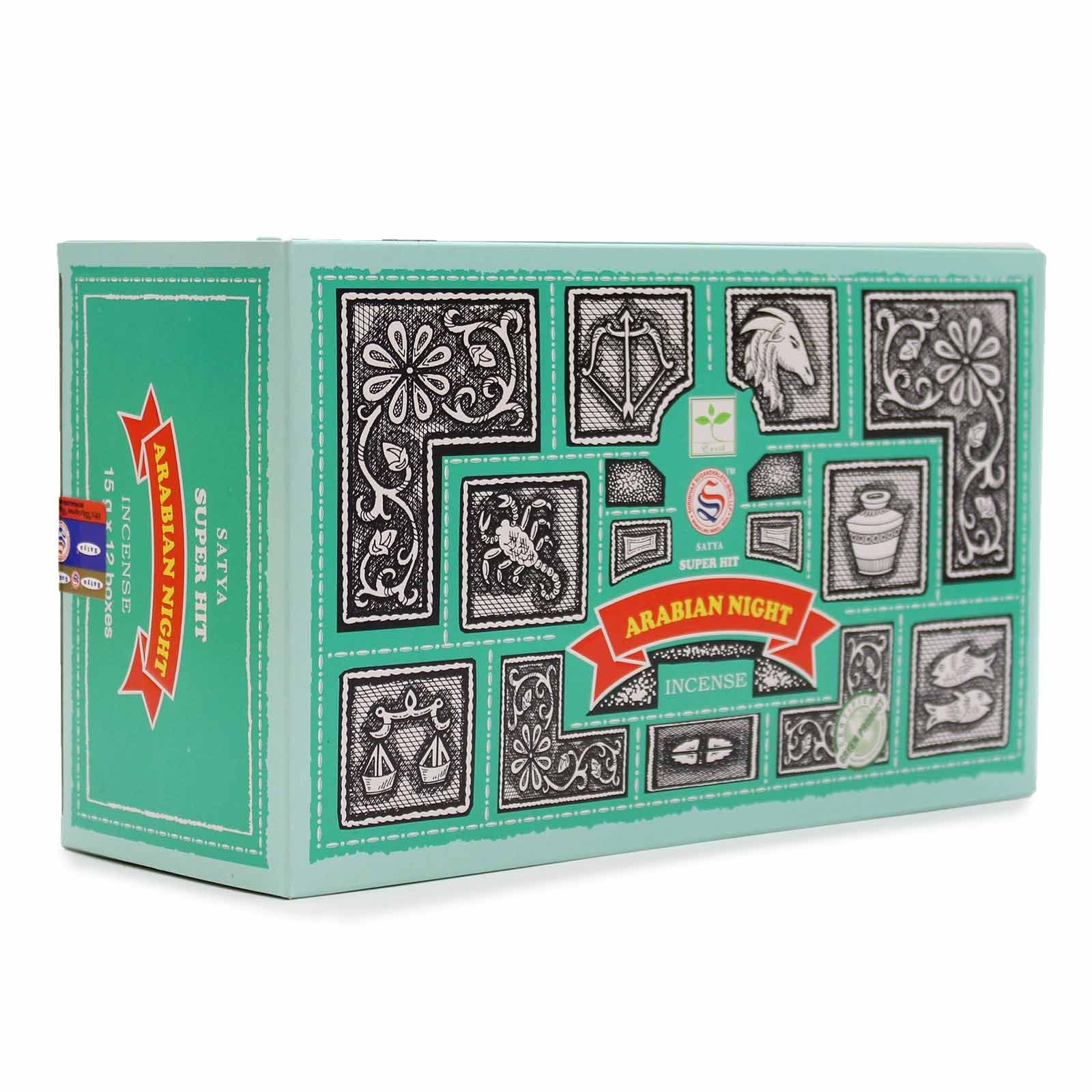 A noite árabe - incenso Satya Nag Champa Super Hit
