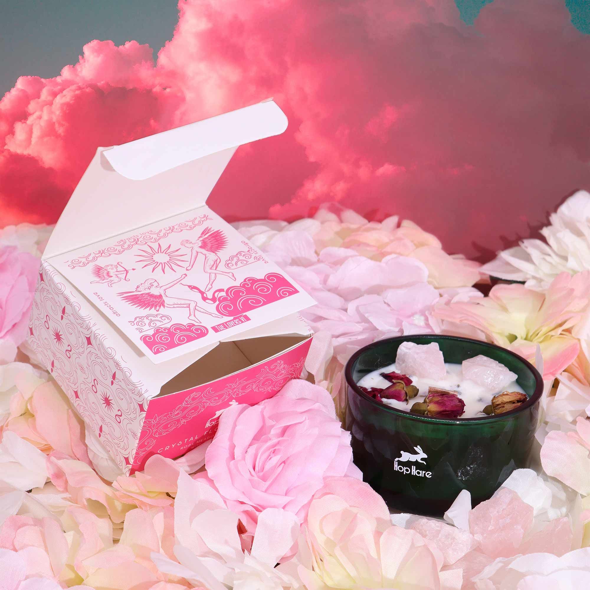 Vela Flor Mágica de Cristal Hop Hare - Os Amantes