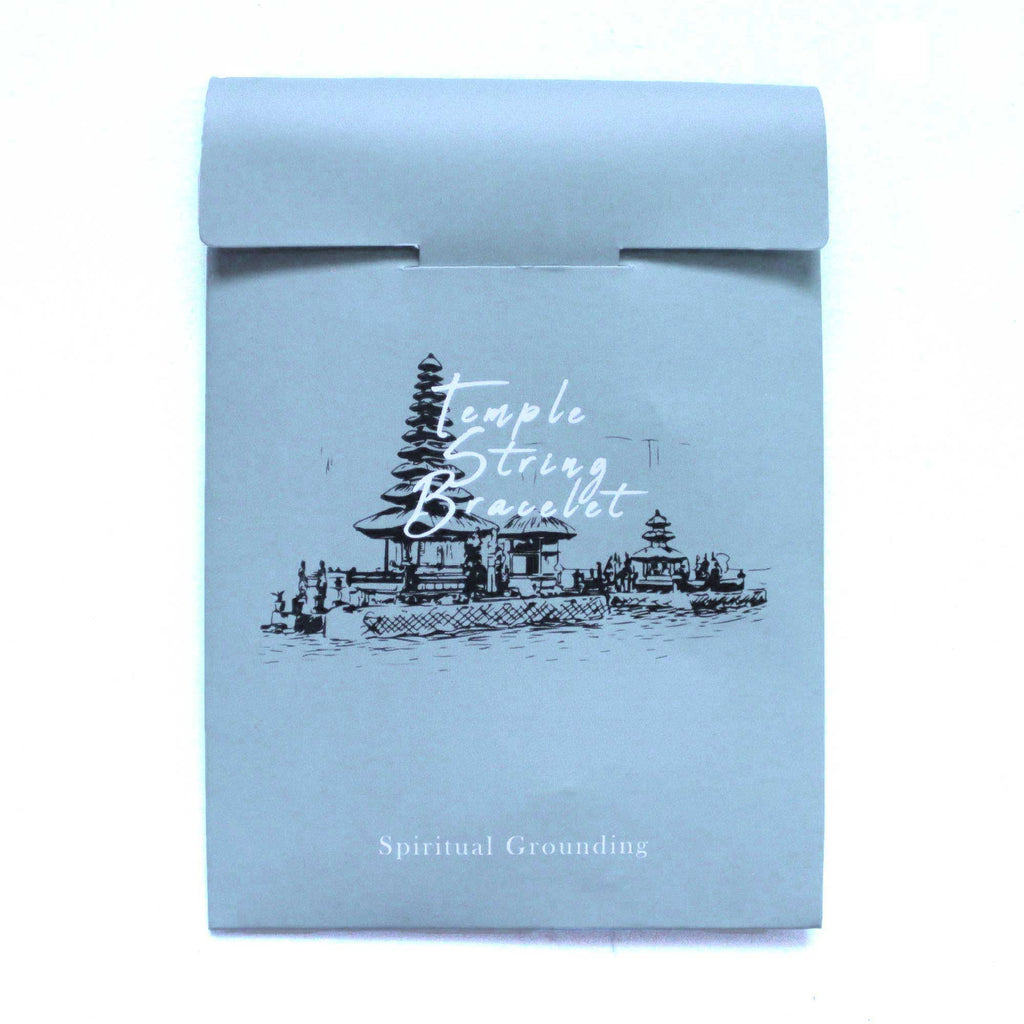 Pulseira de corda do templo - Conexão com a terra