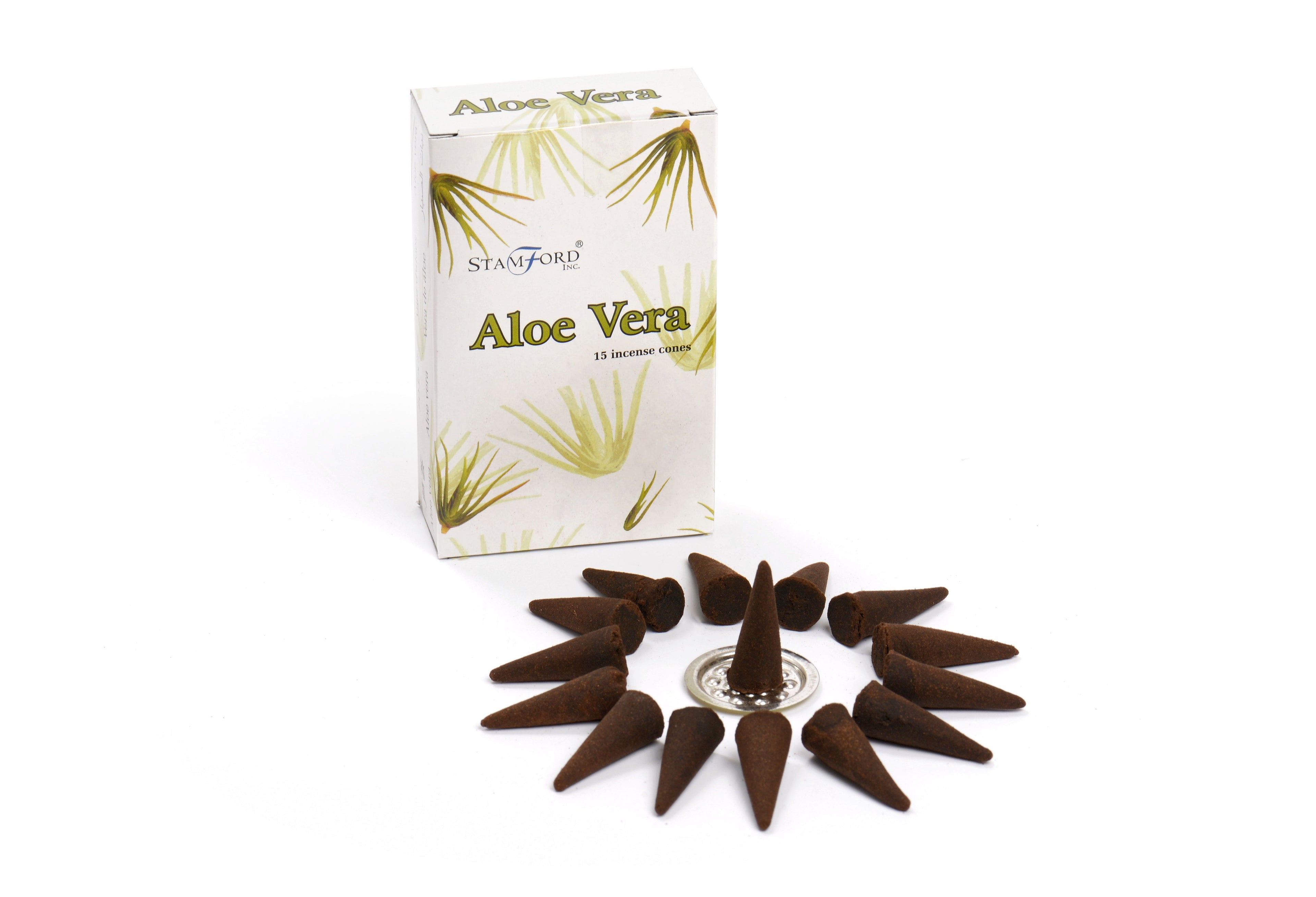 Cones de incenso de Aloe Vera