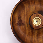 Disco porta incenso para cones e varetas - Buda