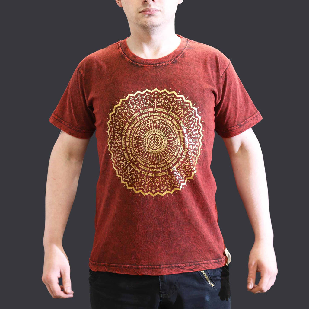 Camiseta Nomad Sari pequena - Mandala - Granada