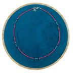 Colar nepalês de pedras preciosas extrafinas - contas de coral rosa e turquesa