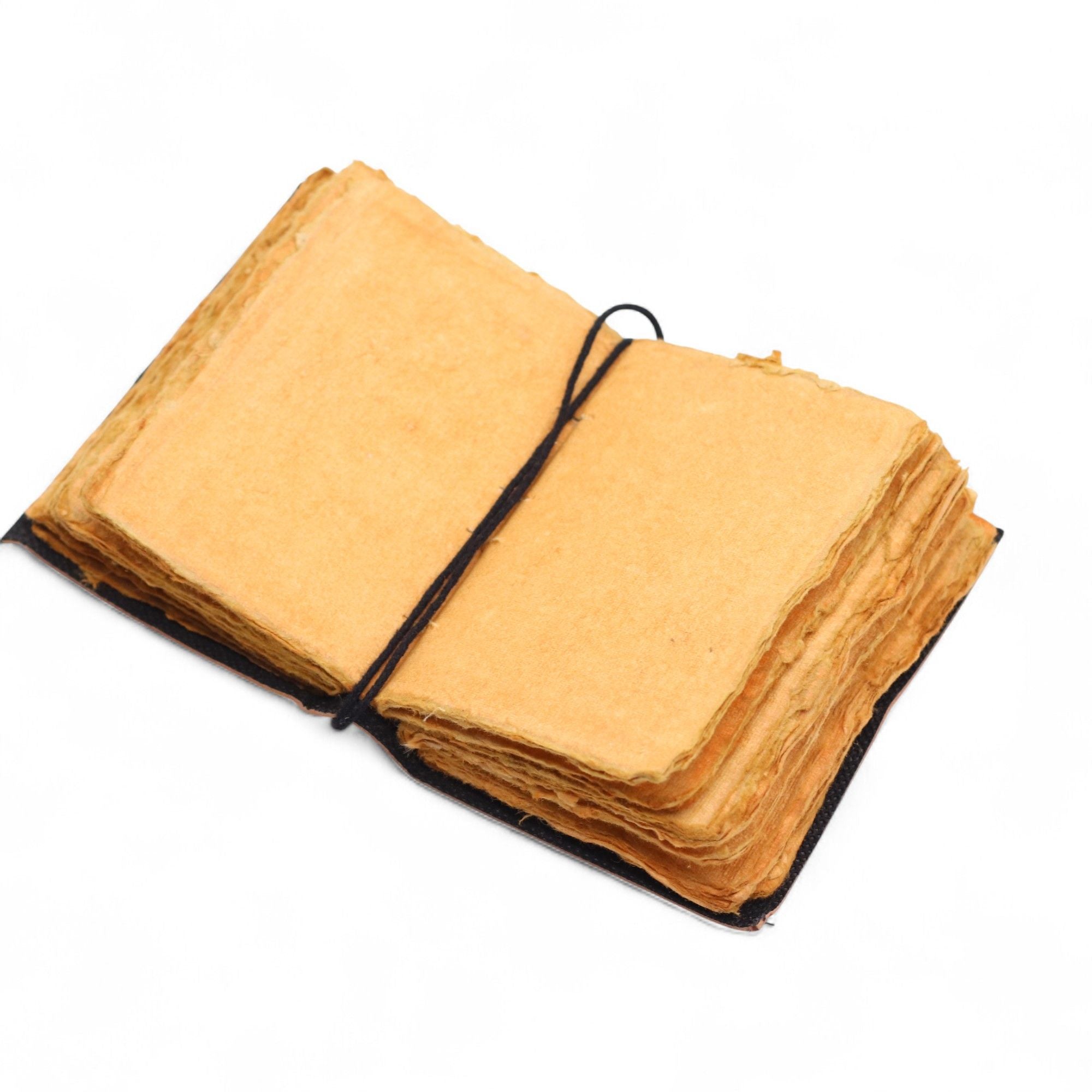 Cadernos de couro com borda feita à mão - As histórias que conto a mim mesmo