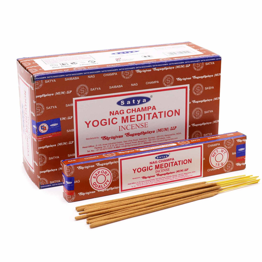 Meditação iogue - Varetas de incenso Satya 15g