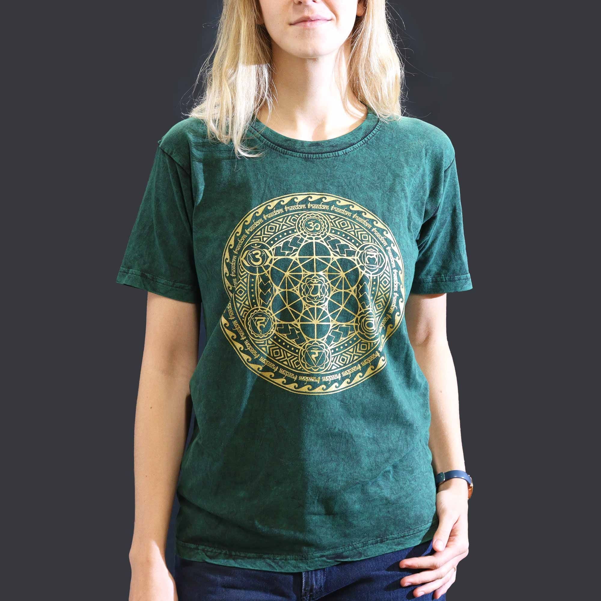 Camiseta Nomad Sari Pequena - Chakra - Verde