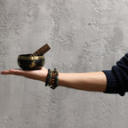 Conjunto de taças tibetanas - Yoga Om