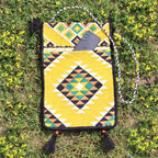 Bolsa Kilim Messenger Festival amarela